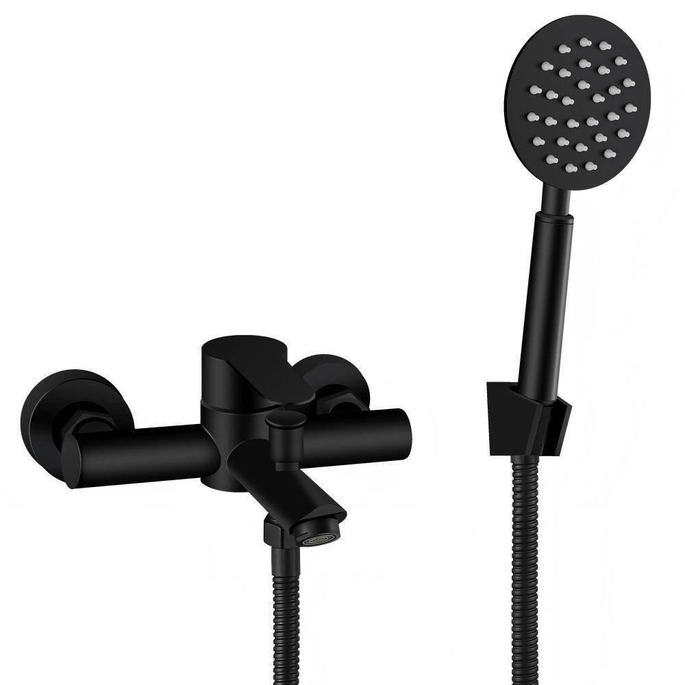Single Handle 1-Spray Shower Faucet 1.25 GPM with Pressure Balance in Matte Black price history on PriceWatchPro