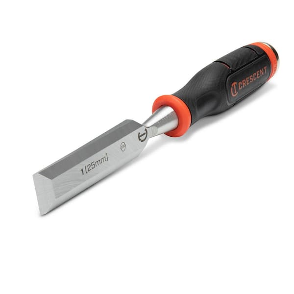Crescent 1 in. Wood Chisel with Grip and Striking End Cap