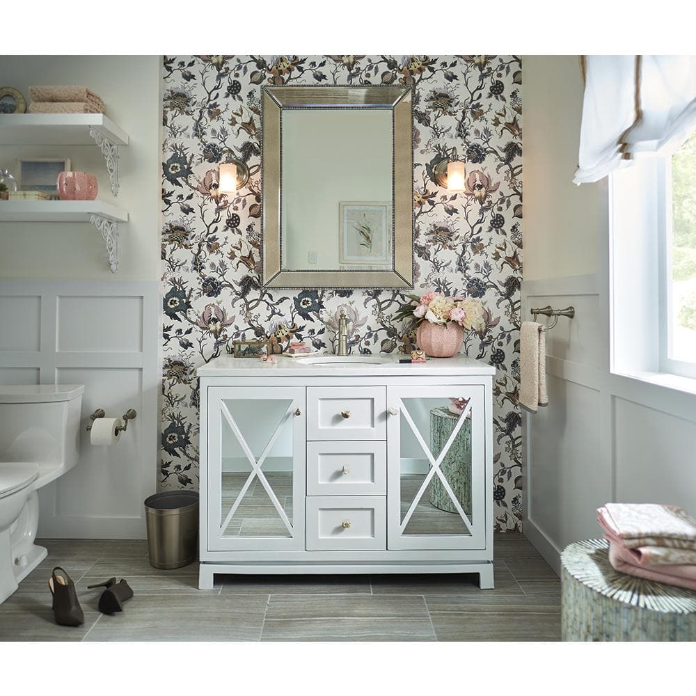 Belfield Polished Nickel Traditional Wall Mount Toilet Paper Holder