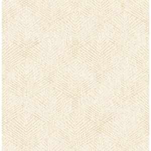Tangent Gold Geometric Paper Strippable Roll Wallpaper (Covers 56.4 sq. ft.)