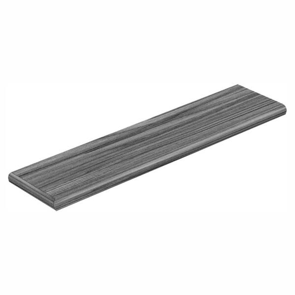 Cap A Tread Sumpter Oak 47 in. Long x 12-1/8 in. Deep x 1-11/16 in. Height Laminate Left Return to Cover Stairs 1 in. Thick