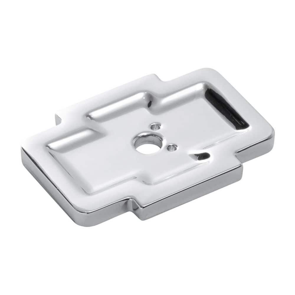 Coventry Collection Knob Backplate 1.75 Inch x 1.25 Inch Chrome Finish Cabinet Backplate price history on PriceWatchPro