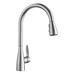 Atura Single-Handle Pull-Down Sprayer Kitchen Faucet in Stainless Steel