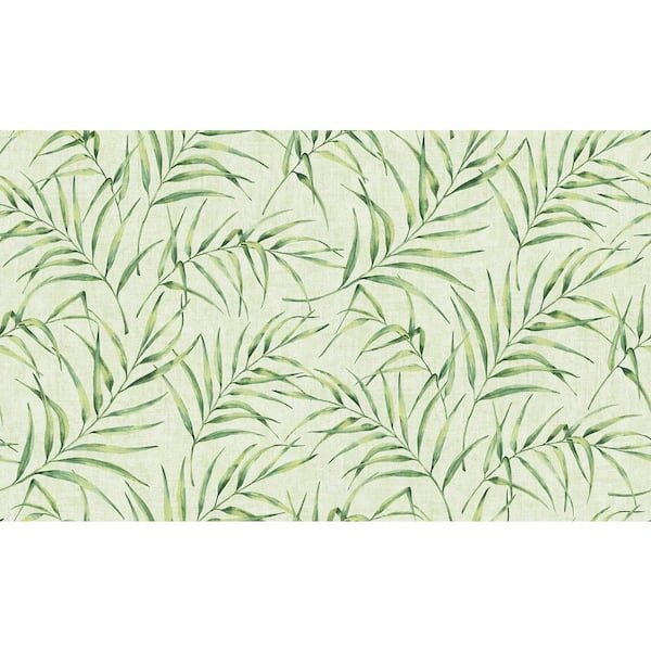 Advantage Botanical Green Wallpaper Sample 2979-37335-3SAM - The Home Depot