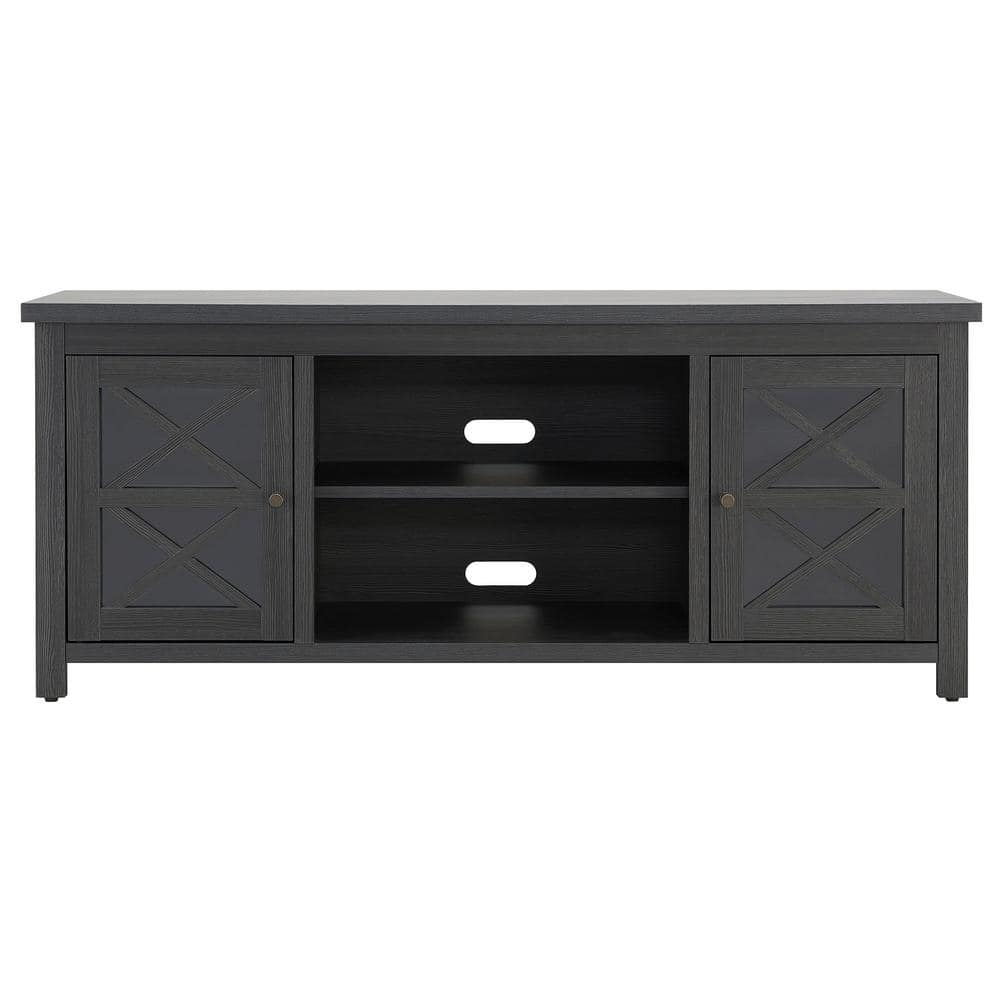 Meyer&Cross Colton 58 in. Charcoal Gray Stand Fits TV's up to 65 in ...