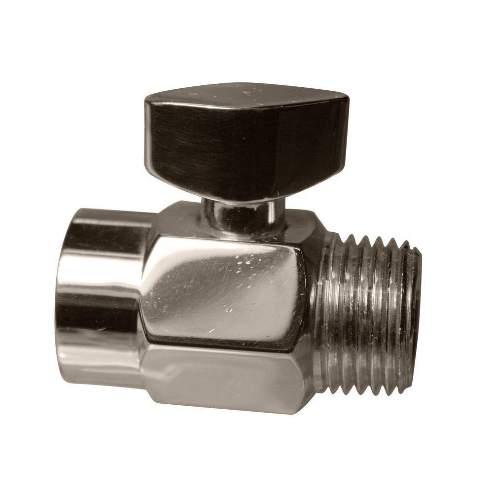 Polished Nickel Shower Arm Volume Control Valve