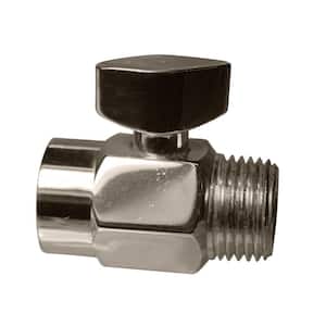 1/2 in. IPS Solid Brass Shower Volume Control Valve in Polished Nickel