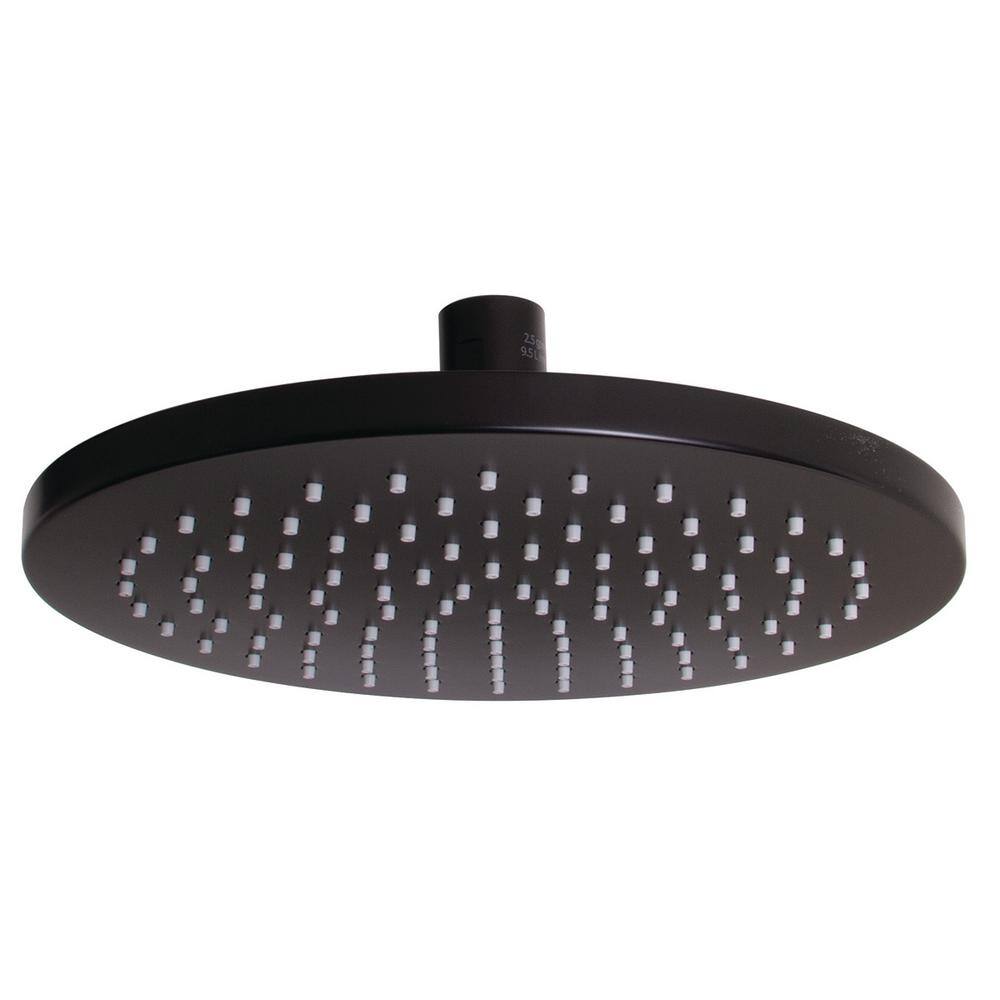 Matte Black Brass Round Rain Shower Head