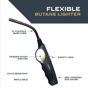 Self-Igniting Butane Torch Flexible Lighter