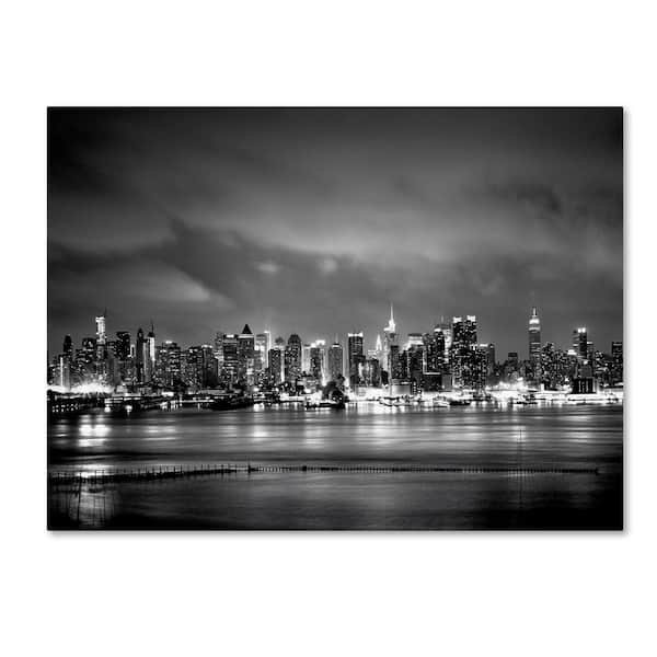 Trademark Fine Art New York Skyline by Preston 14 in. x 19 in.