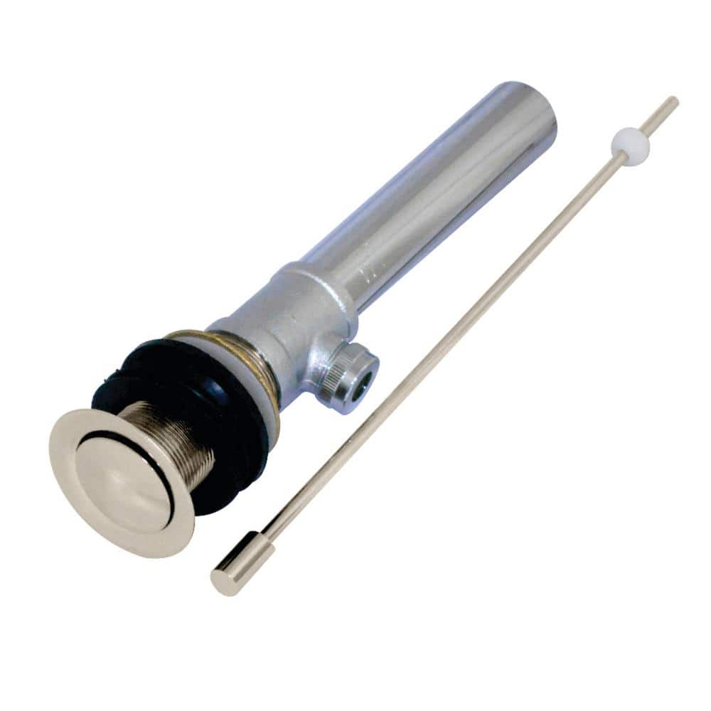 Push Pop-Up Bathroom Sink Drain without Overflow, Polished Nickel price history on PriceWatchPro