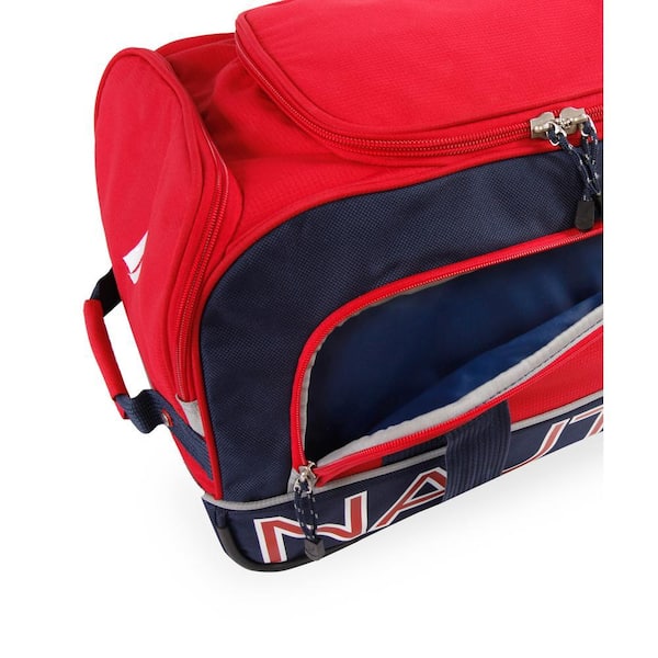 Nautica NT SUBMARINER 22 in. ROLLING DUFFEL - RED/NAVY NT-WD-X322