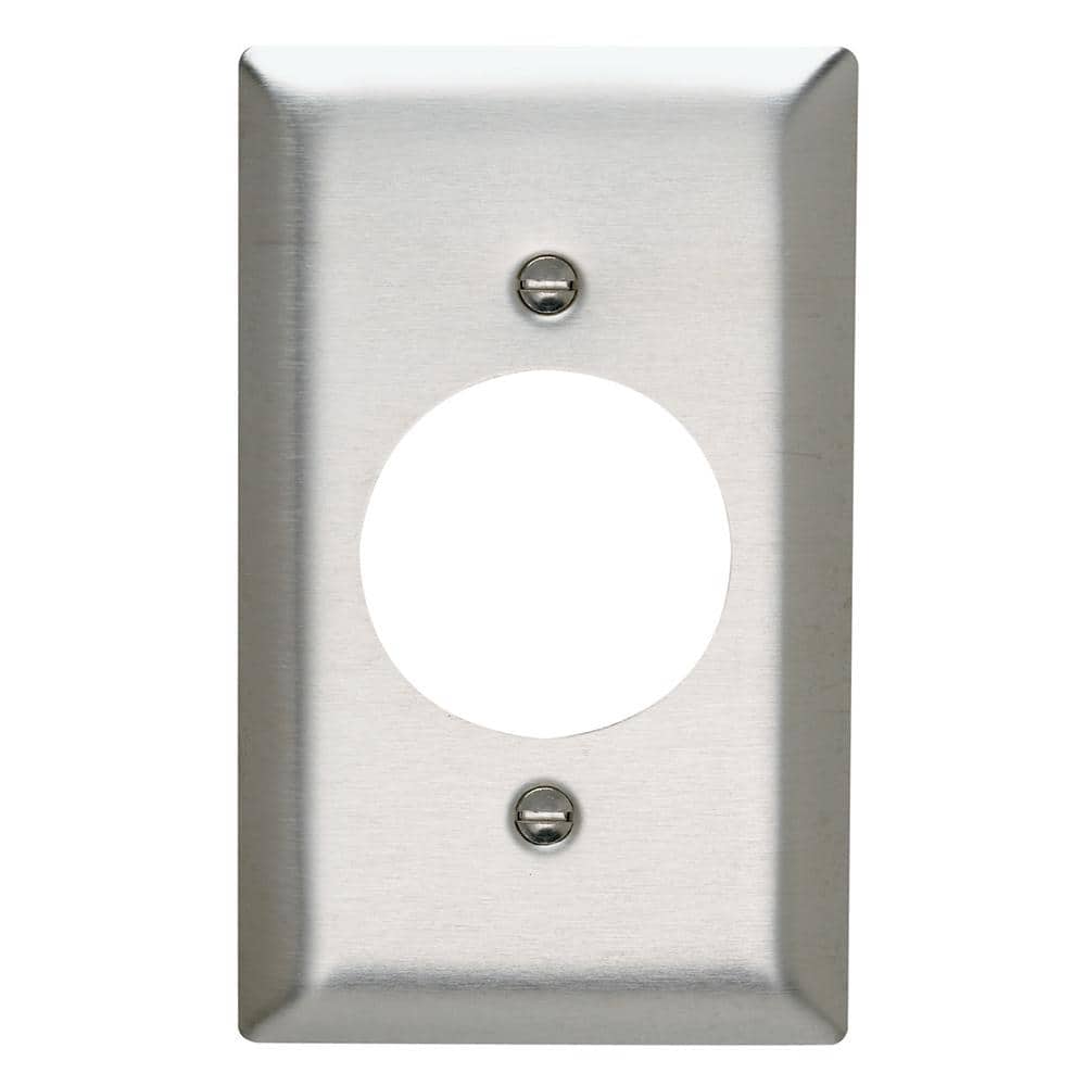 Pass & Seymour 302/304 S/S 1 Gang Single Power Outlet 2.625-in. Hole Wall Plate, Stainless Steel (1-Pack) price history on PriceWatchPro
