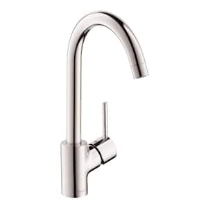 Talis S  Single-Handle Kitchen Faucet with QuickClean in Stainless Steel Optic