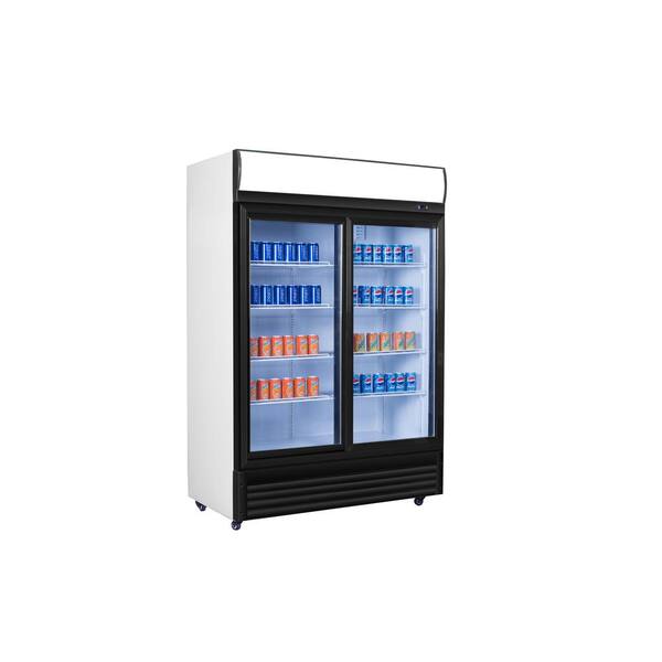 glass door refrigerator home depot