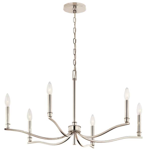 Kichler Malene 14-Light Black Traditional Bare Bulb Chandelier