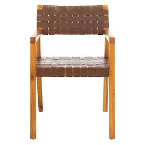 Cire Cognac/Natural 15.5 in. Mahagony Dining Chair