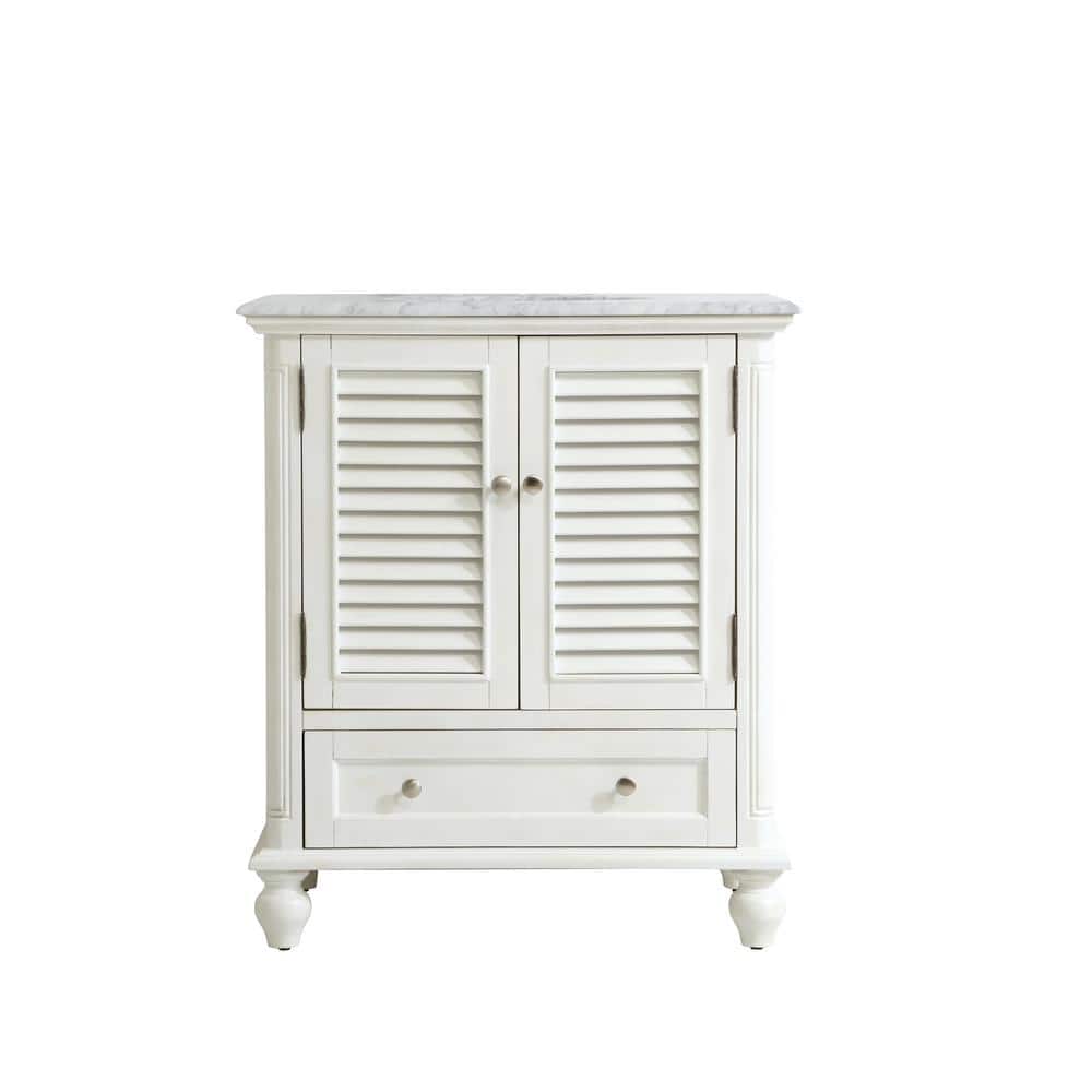 Timeless Home 30 in. W x 22 in. D x 35 in. H Single Bathroom Vanity in Anti