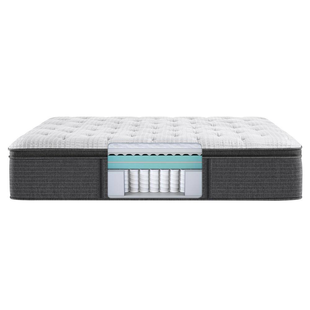 Contemporary King-Size Adjustable Innerspring Mattress with Gel Memory Foam