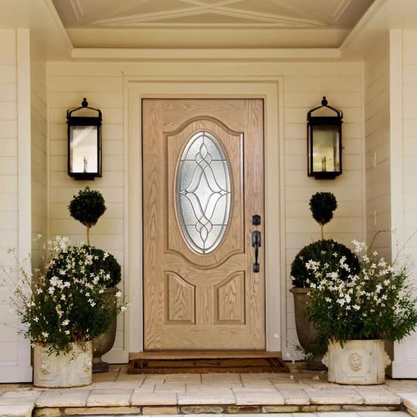 MP Doors 36 in. x 80 in. Distinction Light Oak Left-Hand Inswing 3
