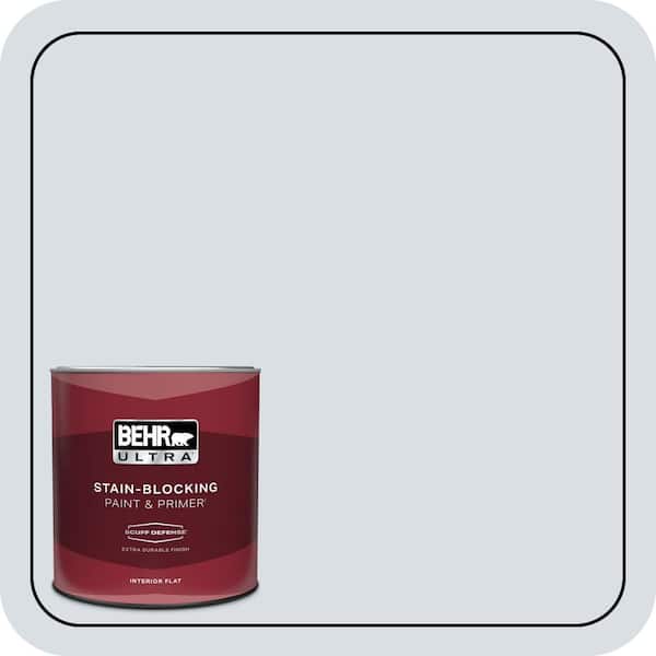 BEHR ULTRA 1 qt. #MQ3-26 Mainsail Extra Durable Flat Interior Paint & Primer