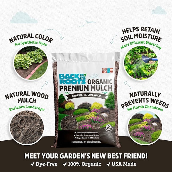 Organic Bulk Bark Bagged Mulch (10 cu. ft. Bags)