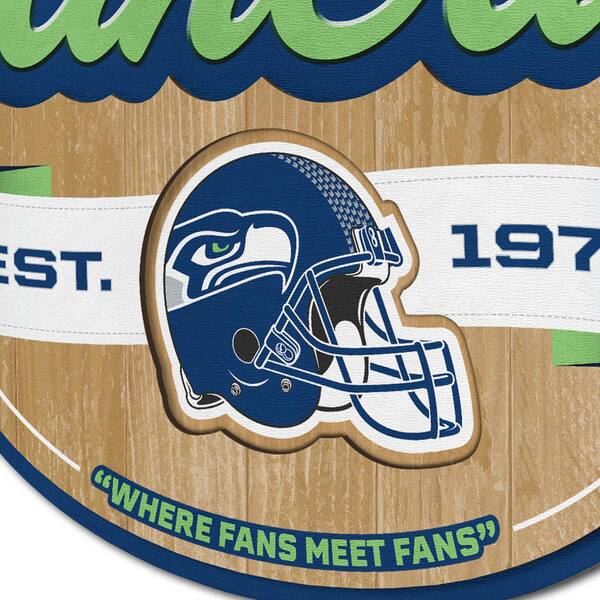 YouTheFan NFL Seattle Seahawks Fan Cave Decorative Sign 1903660