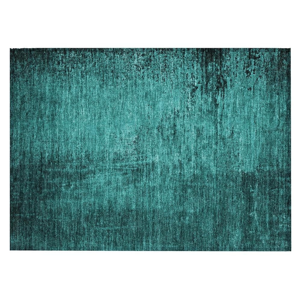Chantille ACN554 Teal 1 ft. 8 in. x 2 ft. 6 in. Machine Washable Indoor/Outdoor Geometric Area Rug price history on PriceWatchPro