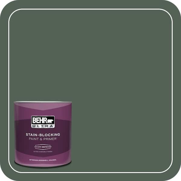 BEHR ULTRA 1 qt. #MQ6-14 Northern Glen Extra Durable Eggshell Enamel Interior Paint & Primer
