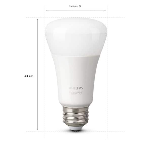 Philips Hue 60-Watt Equivalent Soft White A19 Dimmable LED Smart