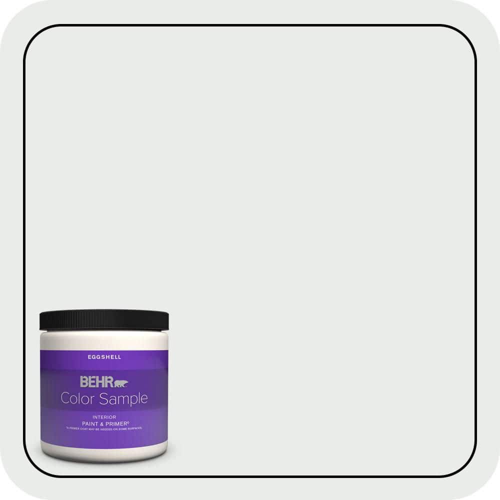 8 oz. #W-F-510 Silver Sky Eggshell Enamel Interior Paint & Primer Color Sample price history on PriceWatchPro