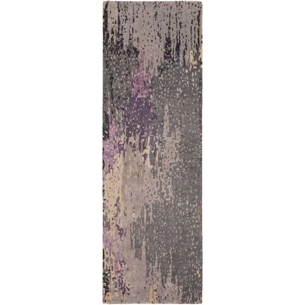 Artistic Weavers Atkinson Purple 3 ft. x 8 ft. Indoor Runner Rug