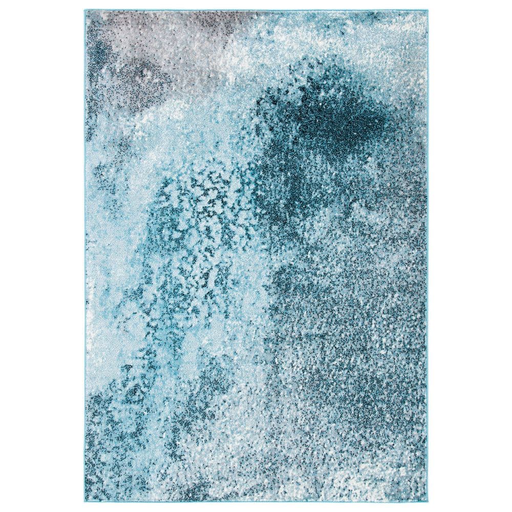 Skyler 3 ft. x 5 ft. Silver/Blue Distressed Overdyed Area Rug price history on PriceWatchPro