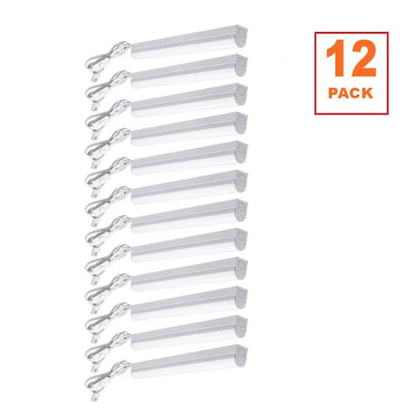 Commercial Electric 12-Pack 2 ft. Garage LED Linkable Strip Light
