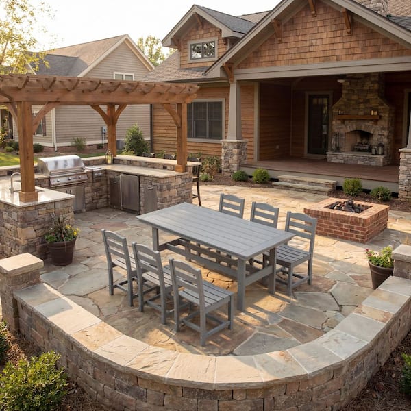 low patio table with umbrella hole BIQWBIC 32