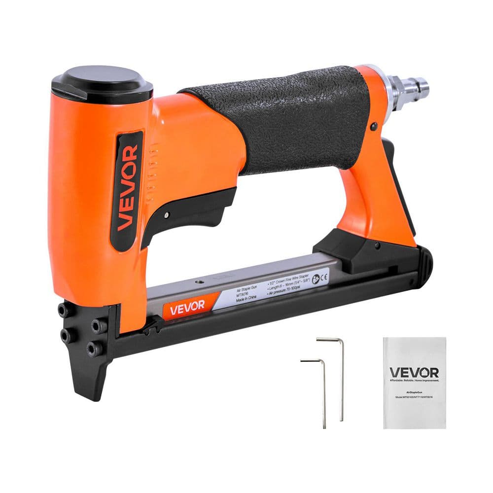 Pneumatic Staple Gun, Corded Air Upholstery Stapler for 80 Series Fine Wire Staples 1/2 in. Crown 1/4 in. - 5/8 in. L price history on PriceWatchPro