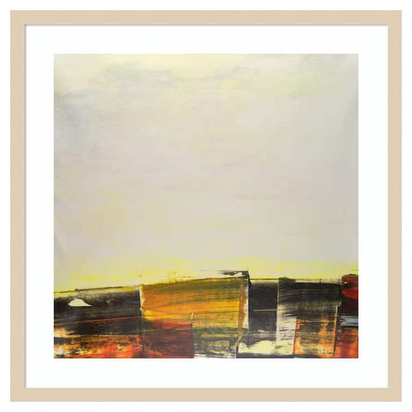 Amanti Art Embellished Boxes II by Sharon Gordon 25 in. W x 25 in. H. Wood Framed Wall Art Print Framed in Brown