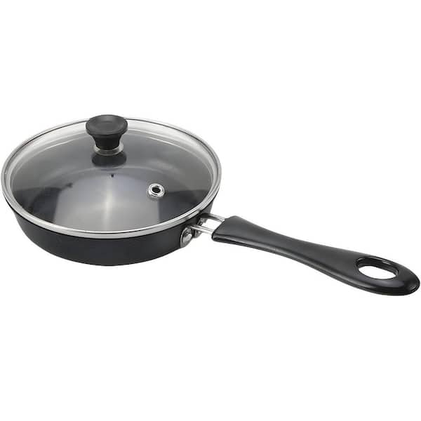 Omelette Pans Stainless Steel Nonstick Stone Frying Pan with Lid Heat Resistant Handle Multi-Functional