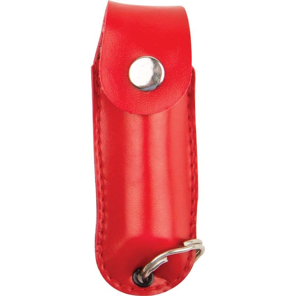  Pepper Spray Pouch, PU Leather Pepper Spray Holster, Mini  Portable Top Flap Pepper Spray Holder, Self Defense Spray Leather Case  Keychain (Pepper Spray Not Included) : Sports & Outdoors