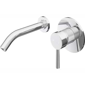 Olus Single Handle Wall Mount Bathroom Faucet in Chrome