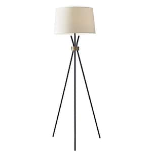 Benson 60 in. Black Floor Lamp