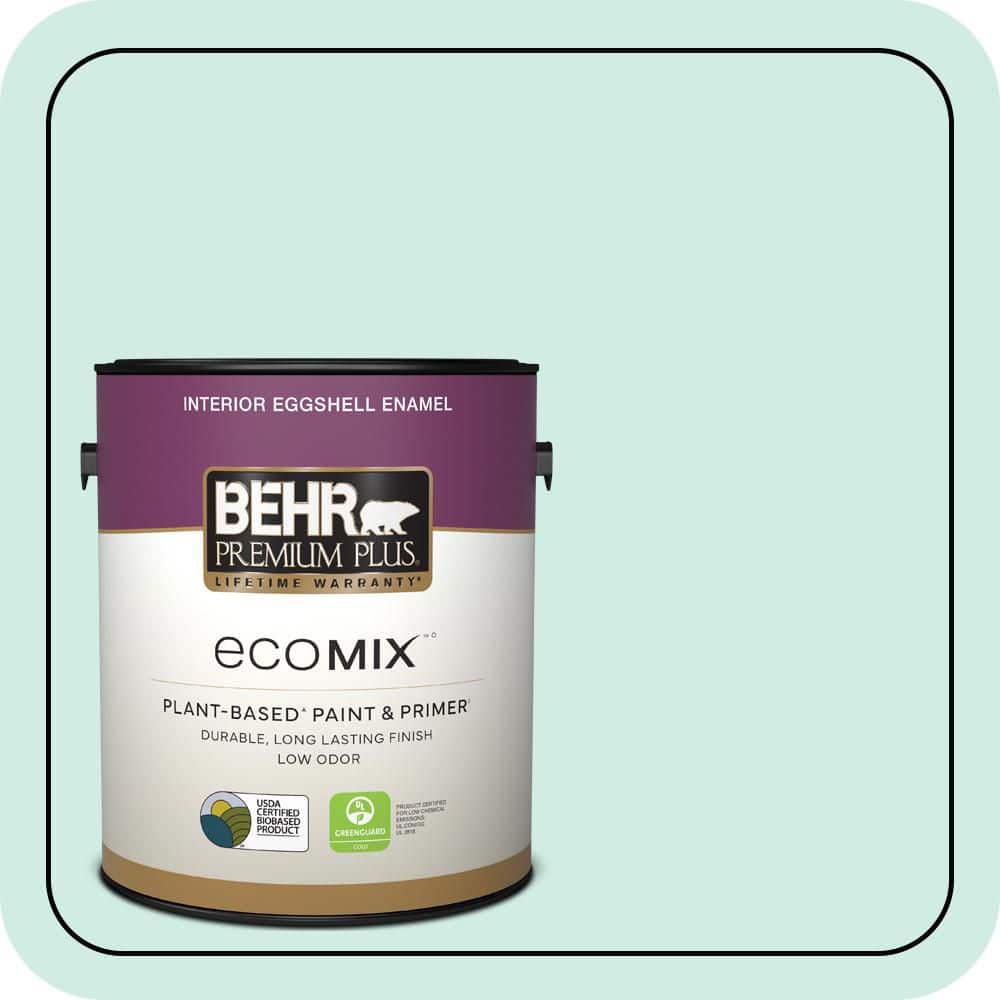 1 gal. Home Decorators Collection #HDC-MD-19 Soft Mint Eggshell Enamel EcoMix Plant-Based Interior Paint & Primer price history on PriceWatchPro