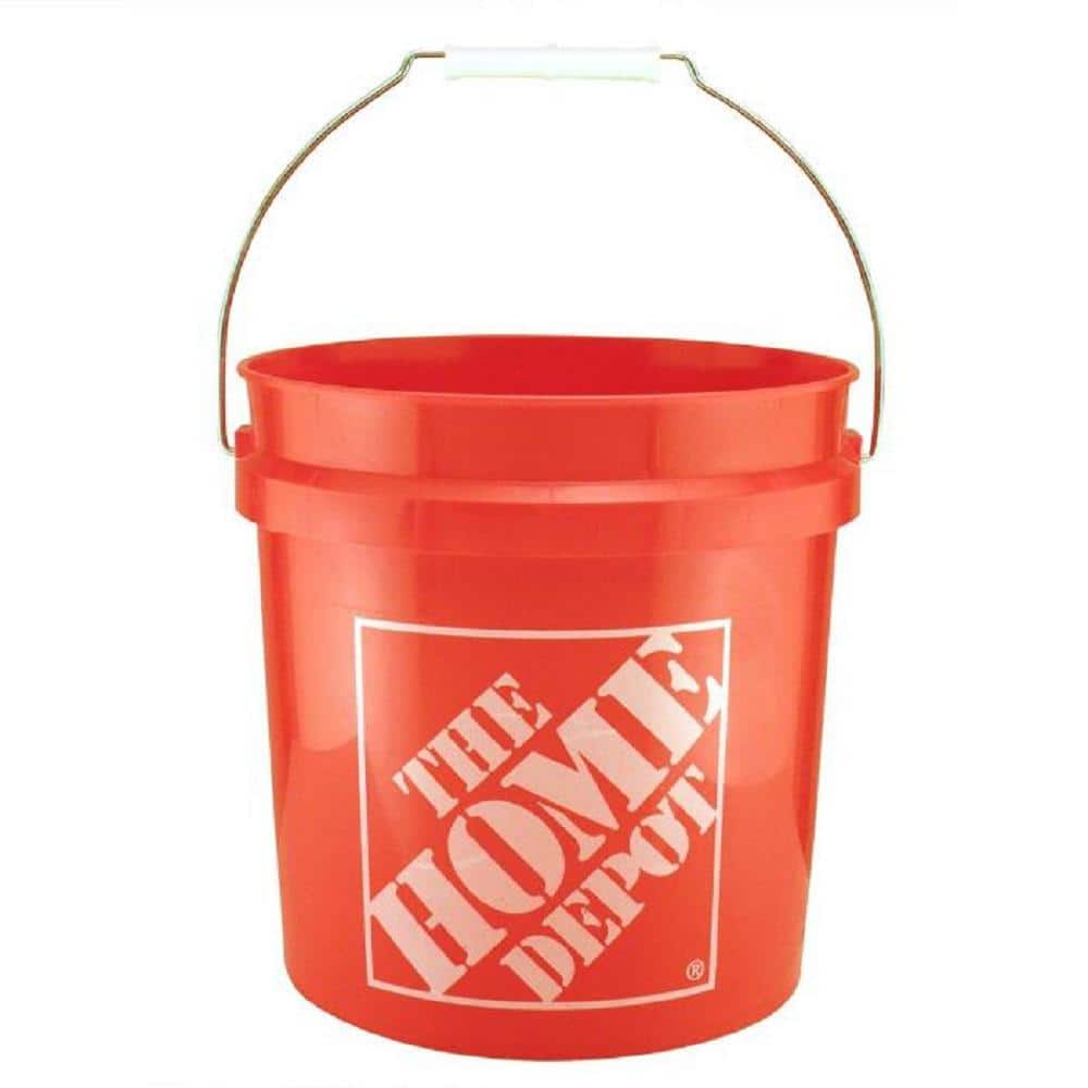 The Home Depot 2 gal. Orange paint Bucket PN0192 - The Home Depot