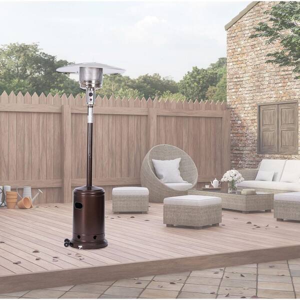 Even Embers Pellet Patio Heater HTR1085AS - The Home Depot