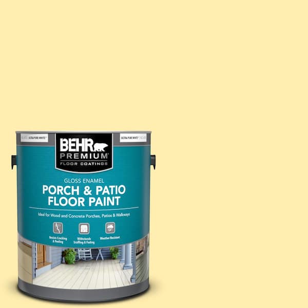 BEHR PREMIUM 1 gal. #ICC-50 Joyous Gloss Enamel Interior/Exterior Porch and Patio Floor Paint