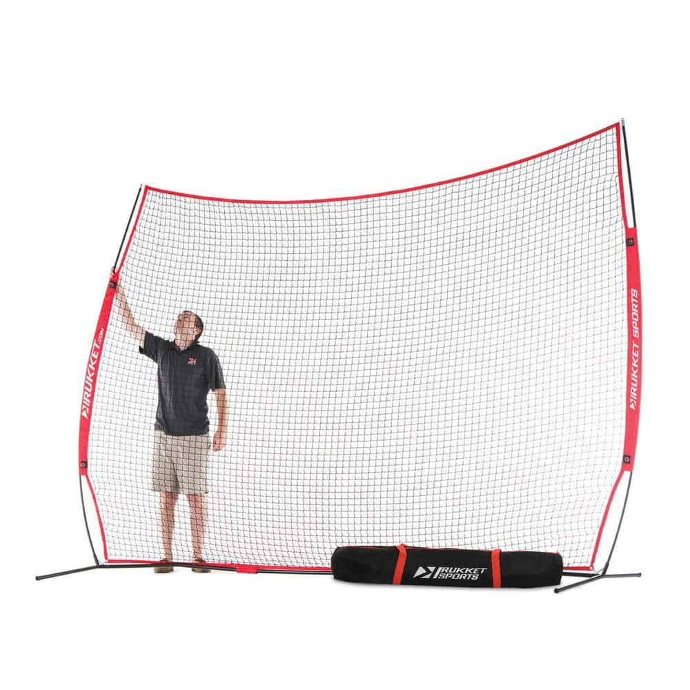12/' x 2/' BLACK SQUARE MESH NYLON BARRIER BACKSTOP BASEBALL NETTING 2/" #21