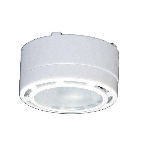 Irradiant 2-Light 120-Volt White Under Cabinet Xenon Puck Light Kit