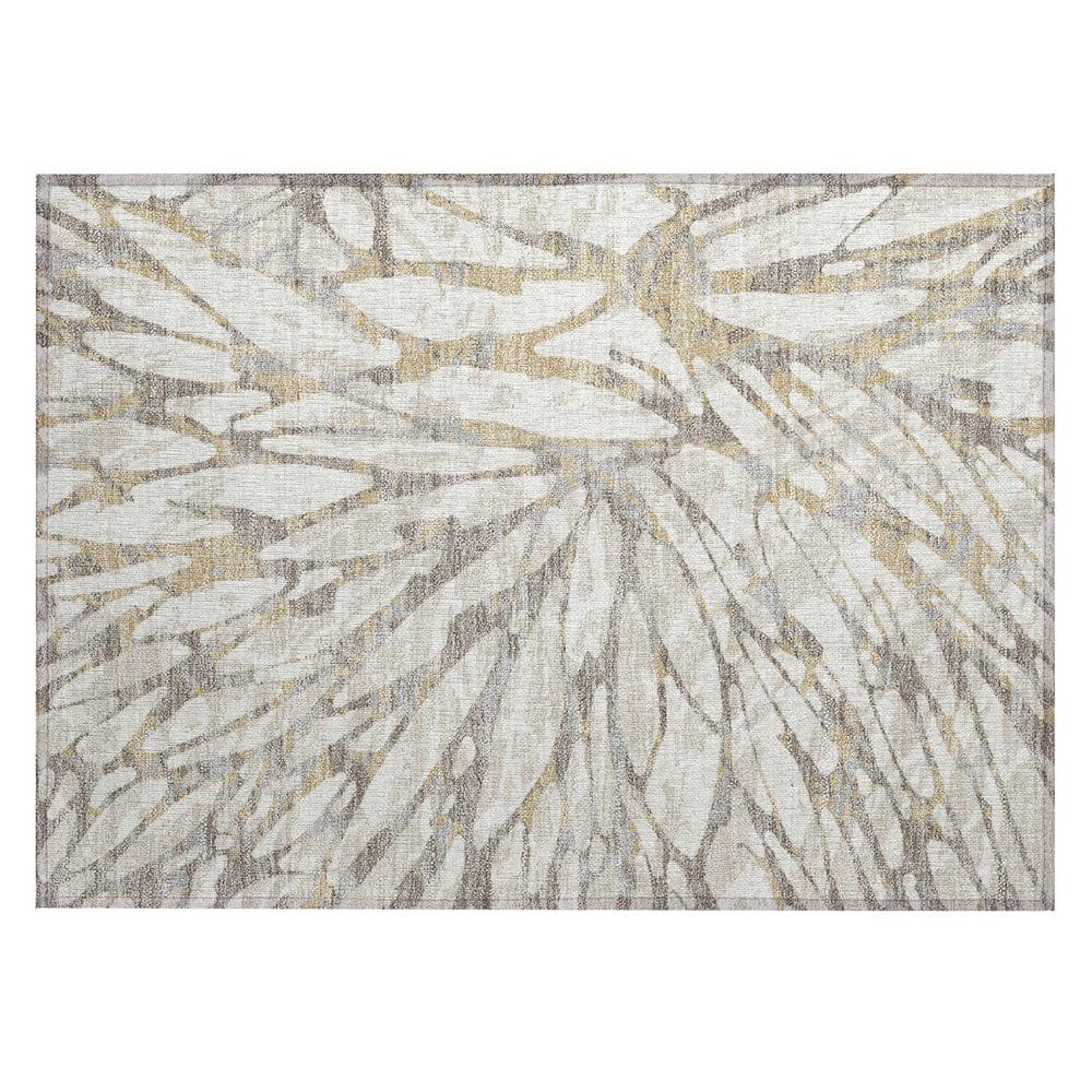 Chantille Machine Washable Indoor/Outdoor Abstract ACN2651 Ivory 2 ft. x 3 ft. Accent Rug price history on PriceWatchPro