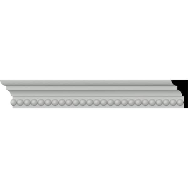SAMPLE - 7/8 in. x 12 in. x 1-1/2 in. Urethane Rope Chair Rail Moulding