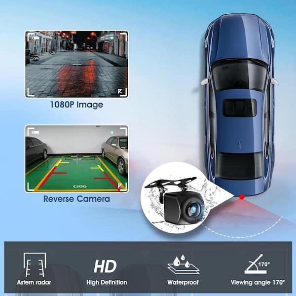 Yichuhaoxi Portable Wireless Carplay Car Stereo, 7 in. HD